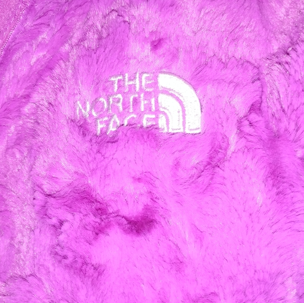 NORTH FACE VIOLET FLUFFY REVERSIBLE JACKET NWOT - Picture 5 of 7